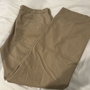 Dockers flat front straight leg khaki